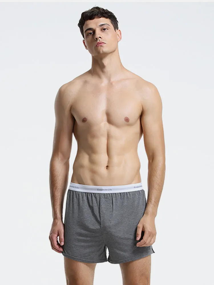 Men's Comfy Modal Home Boxer Shorts