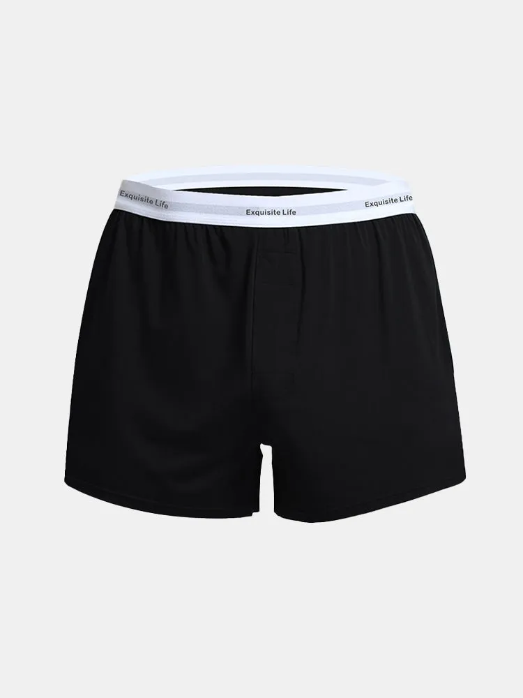 Men's Comfy Modal Home Boxer Shorts