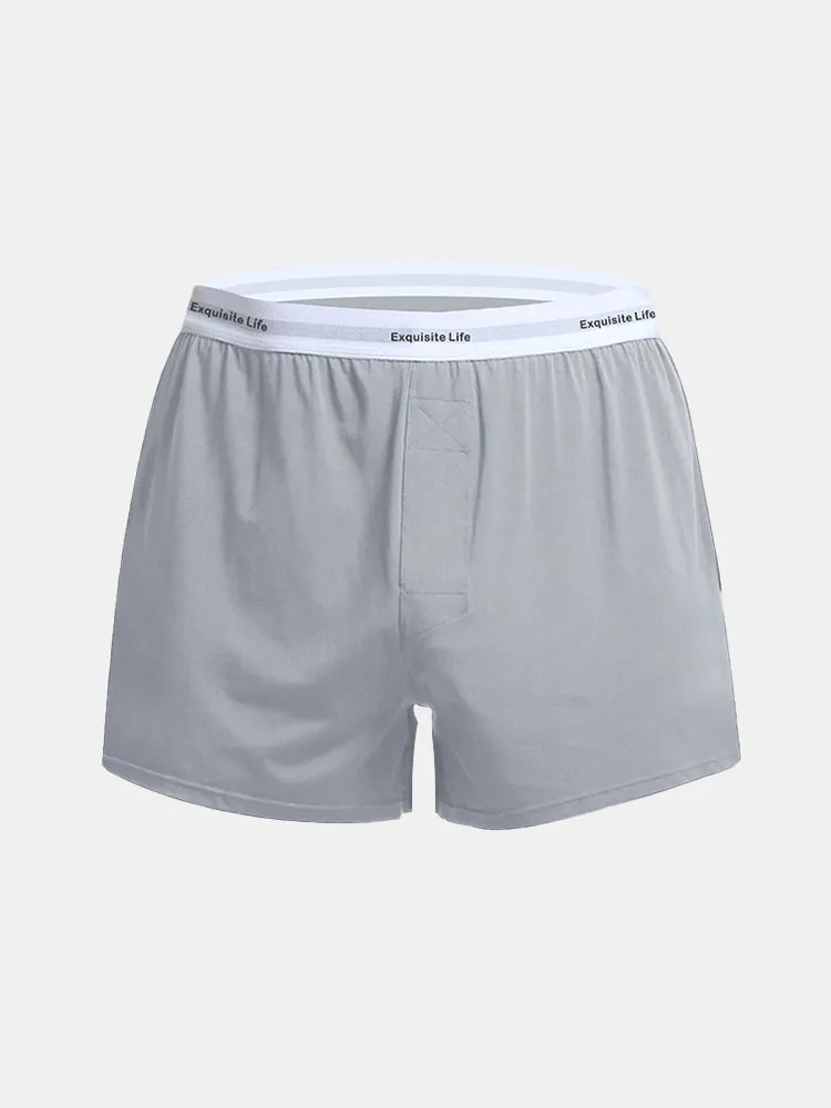 Men's Comfy Modal Home Boxer Shorts