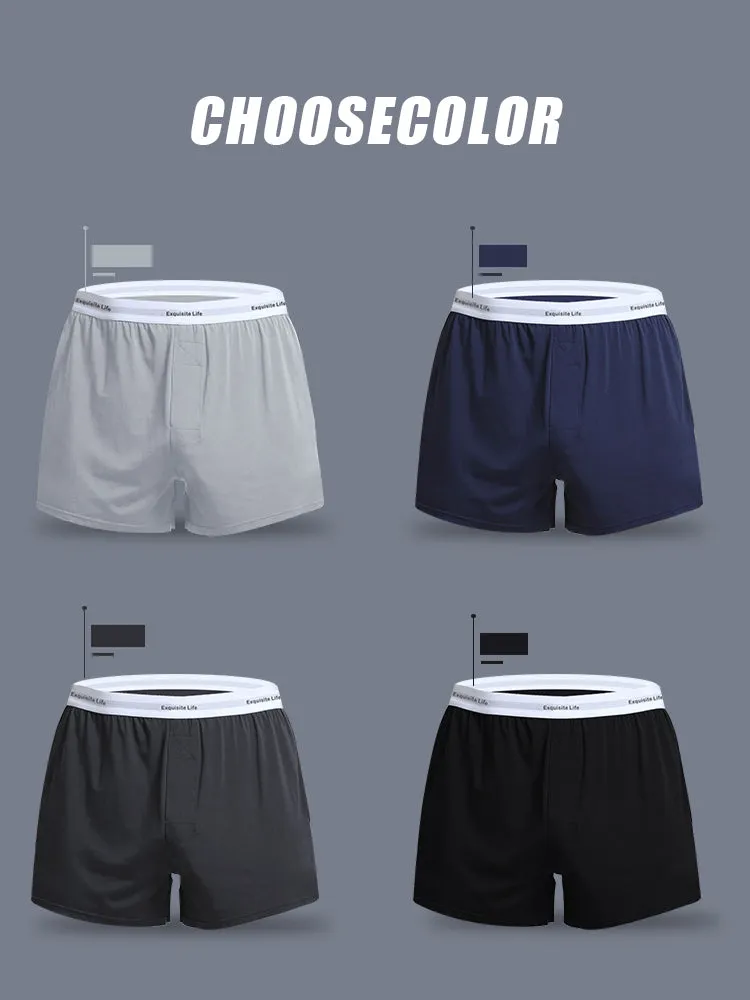Men's Comfy Modal Home Boxer Shorts