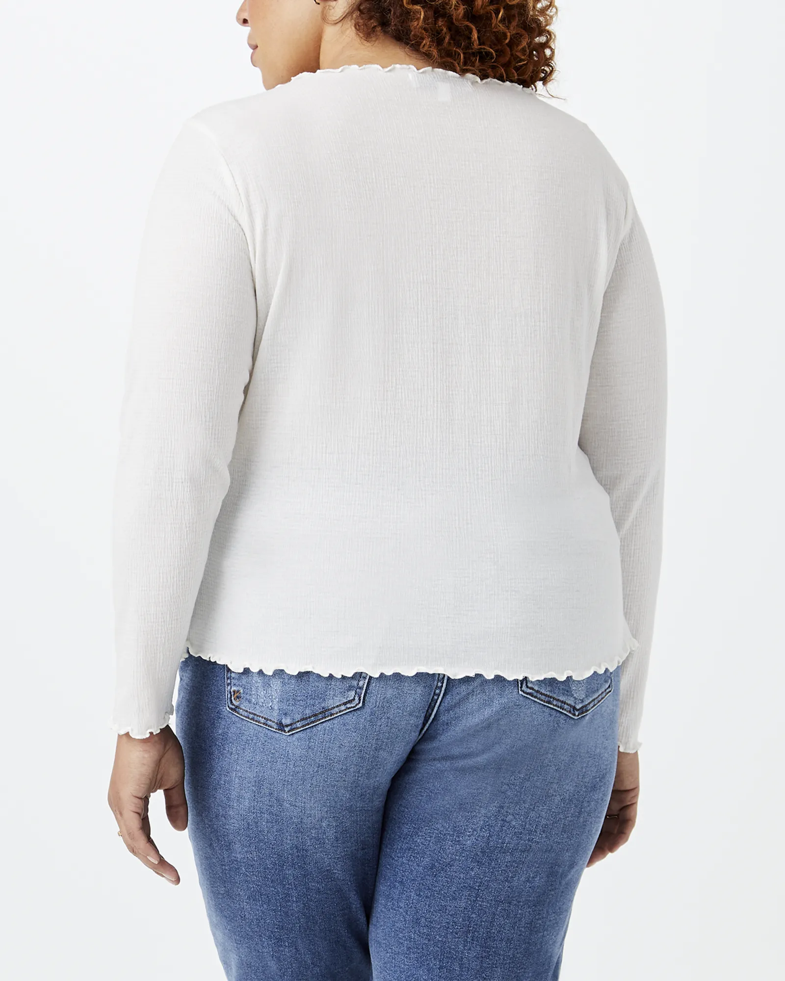 Meredith Ruched Top | Ivory