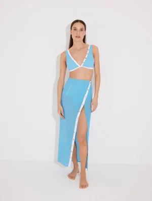 Pina Blue/White Skirt