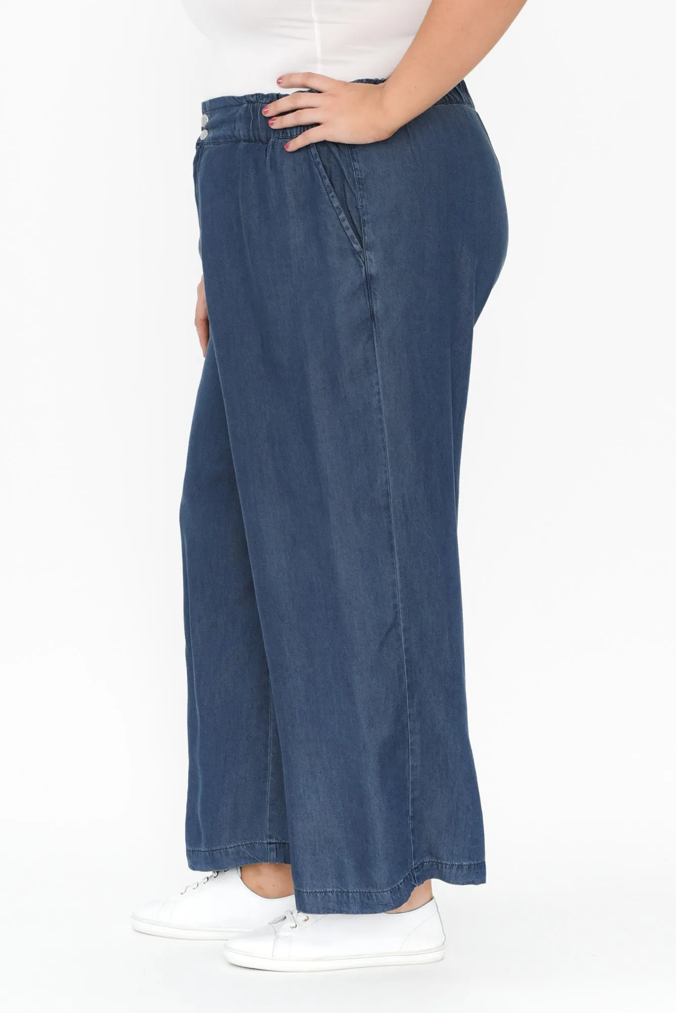 Rio Indigo Lyocell Relaxed Pants