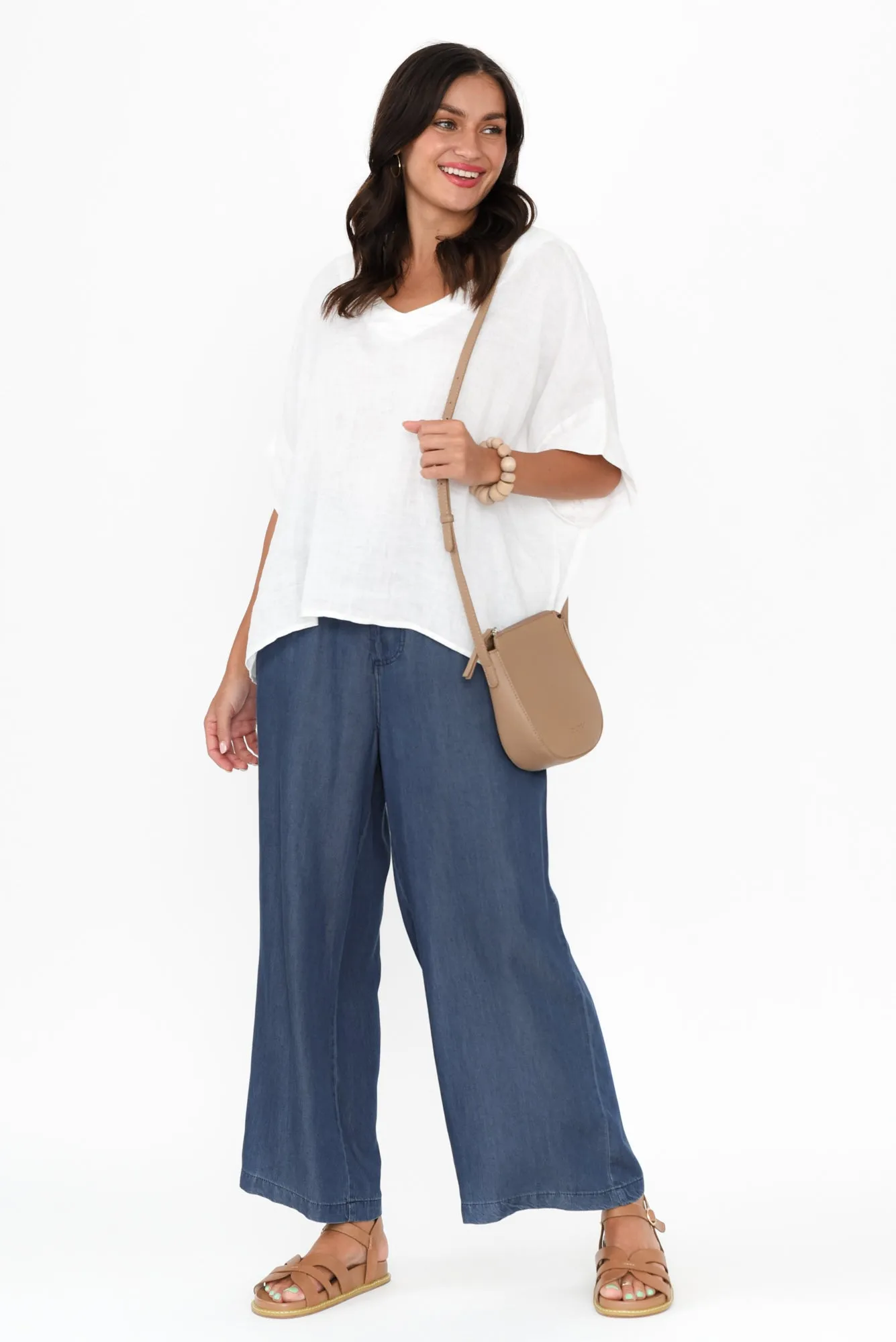 Rio Indigo Lyocell Relaxed Pants