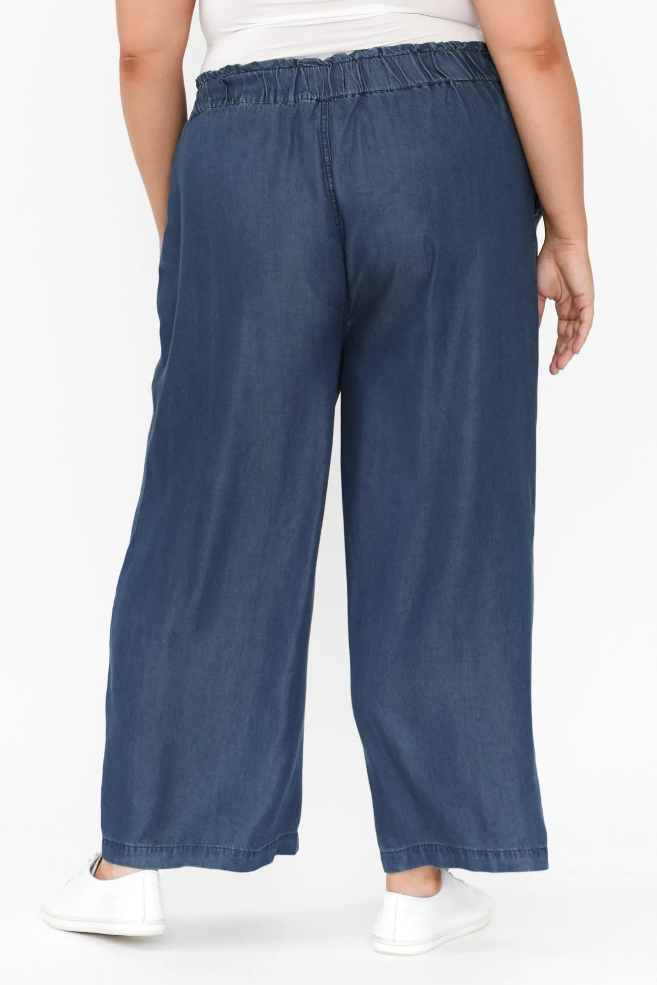 Rio Indigo Lyocell Relaxed Pants
