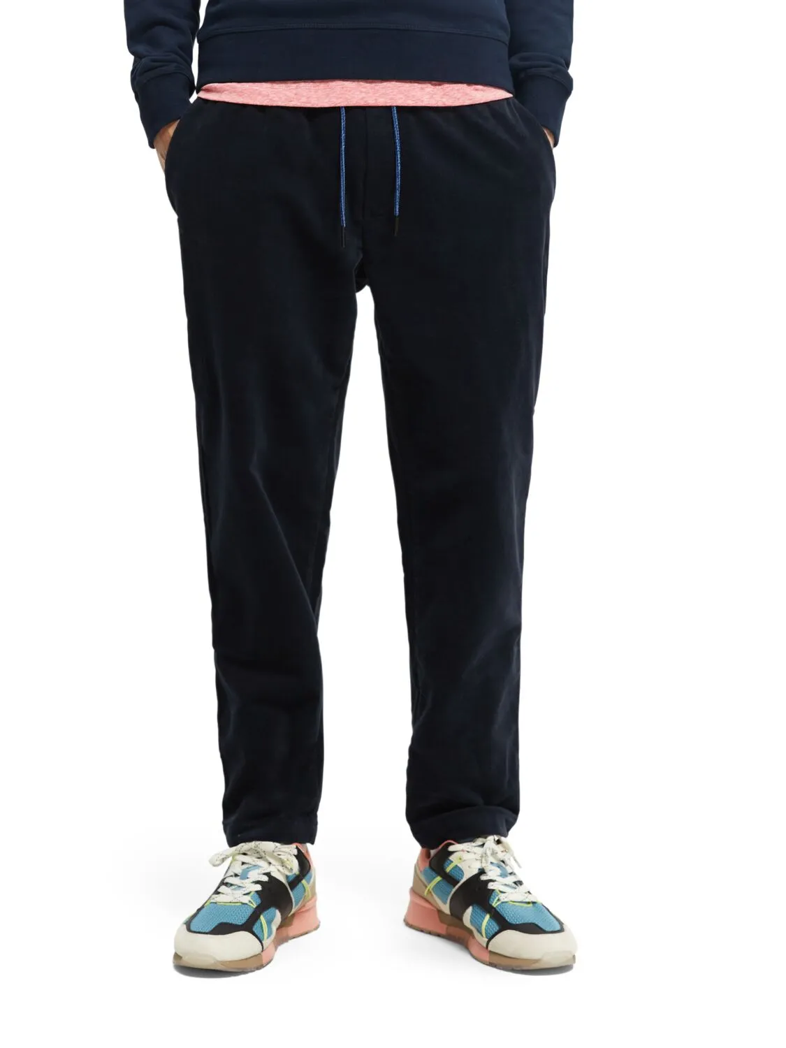 Scotch and Soda Fave Pincord Jogger - Night Navy