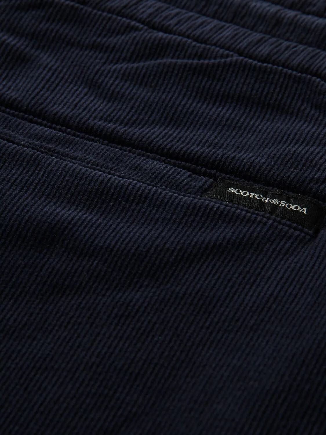 Scotch and Soda Fave Pincord Jogger - Night Navy