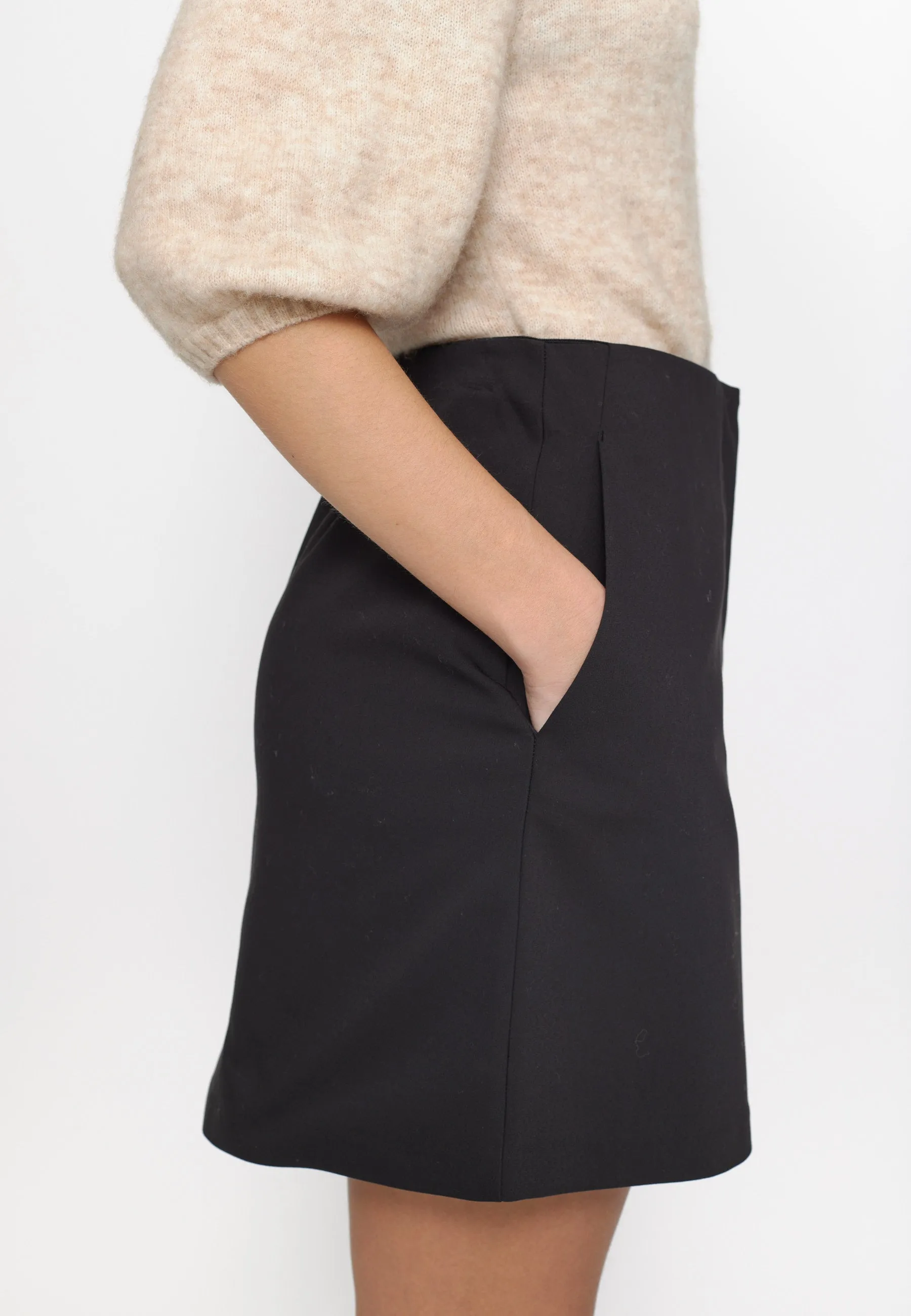 SRHibiscus Skirt - Black