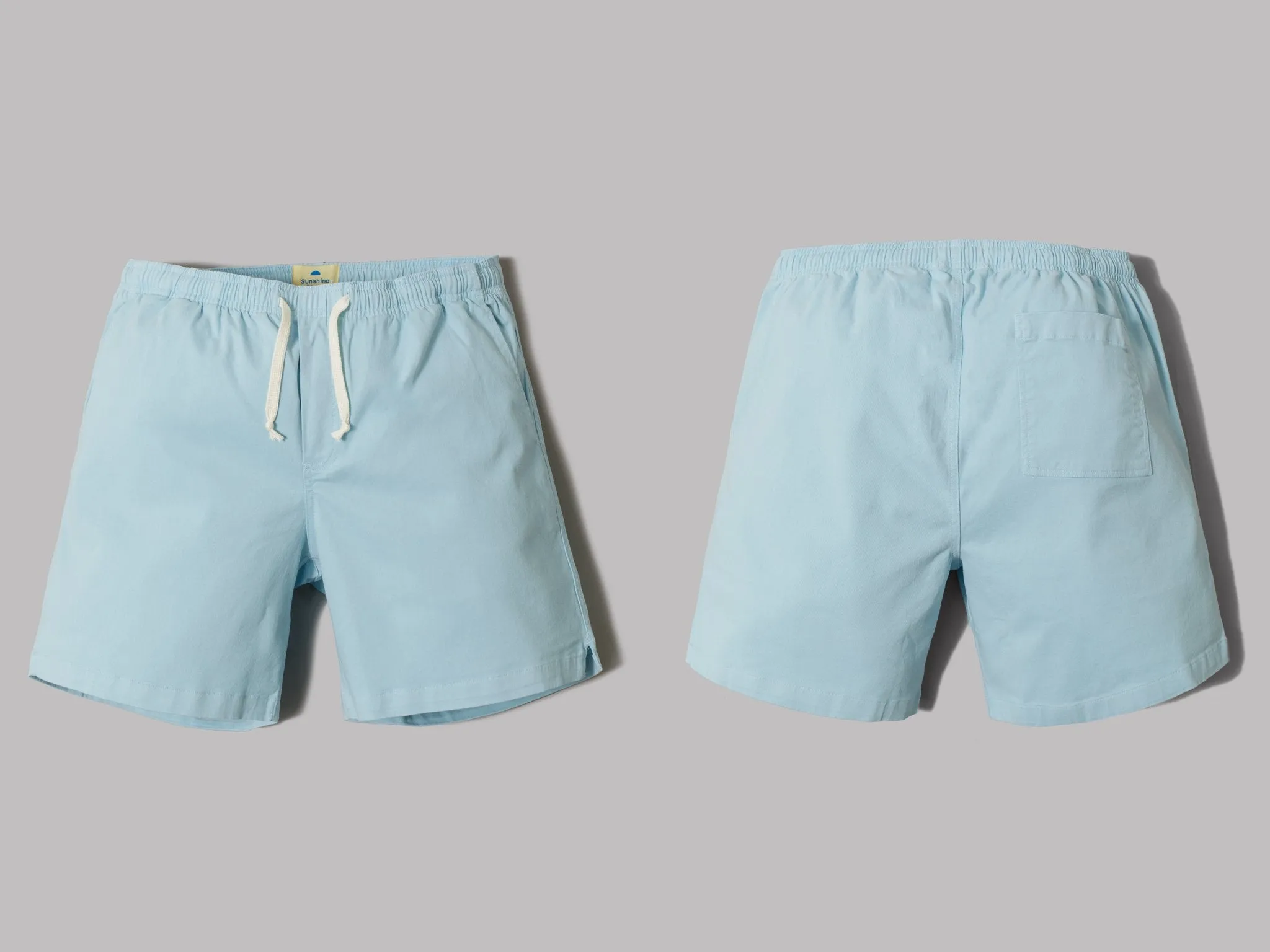 Sunshine Blues Drawstring Shorts (Crystal Blue)