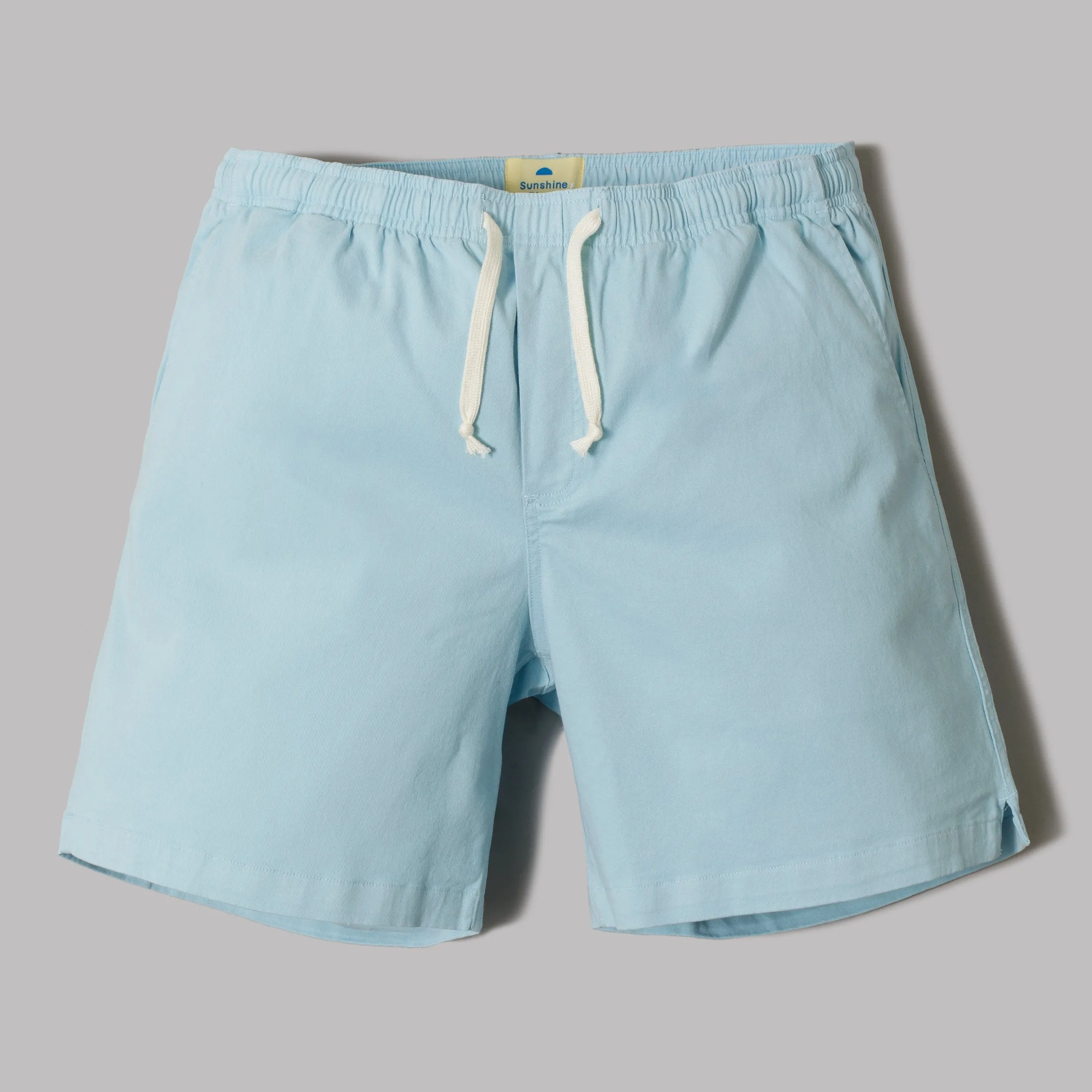 Sunshine Blues Drawstring Shorts (Crystal Blue)