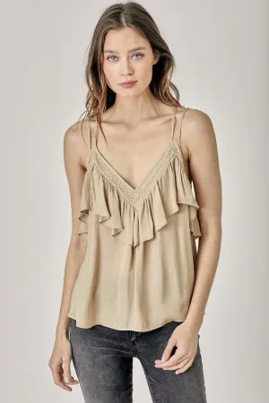 Tank Top With Ruffles