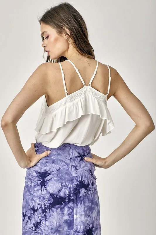 Tank Top With Ruffles