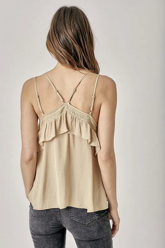 Tank Top With Ruffles
