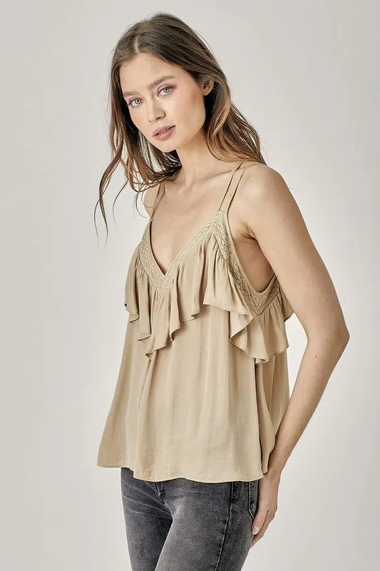Tank Top With Ruffles