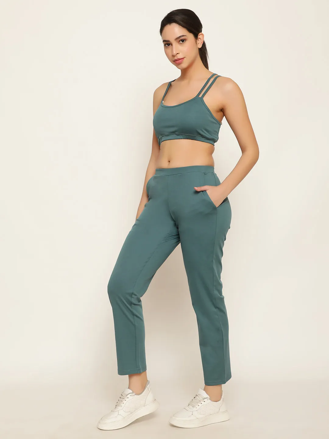 Teal Green Cool Pants