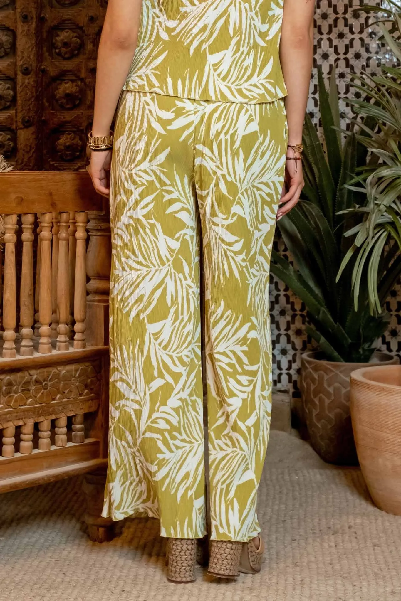 The Kanoah Leaf Top   Pants Set - Sold Separately