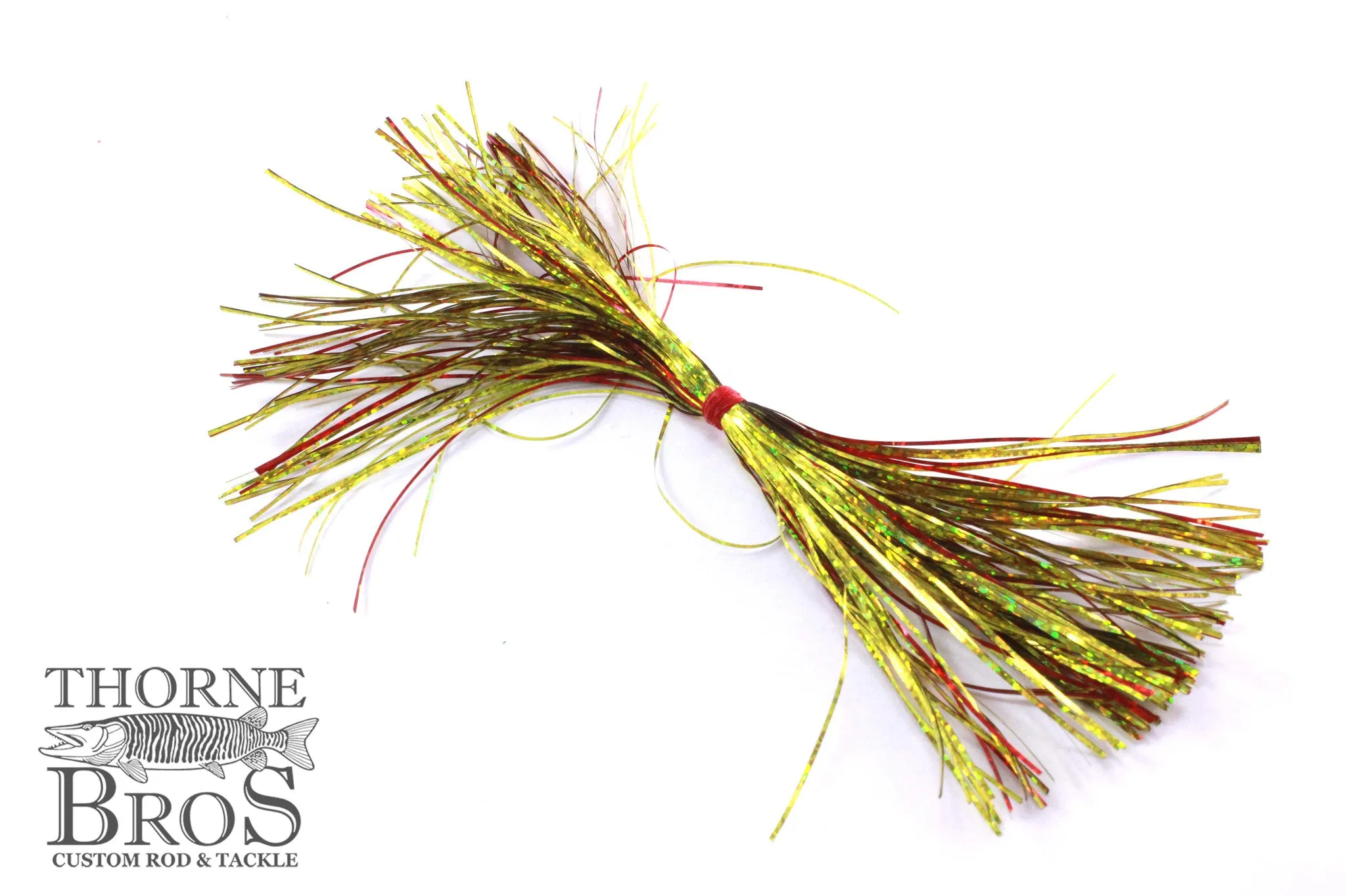 Thorne Brothers Pre-Tied Tinsel Skirt-Blended Tinsel