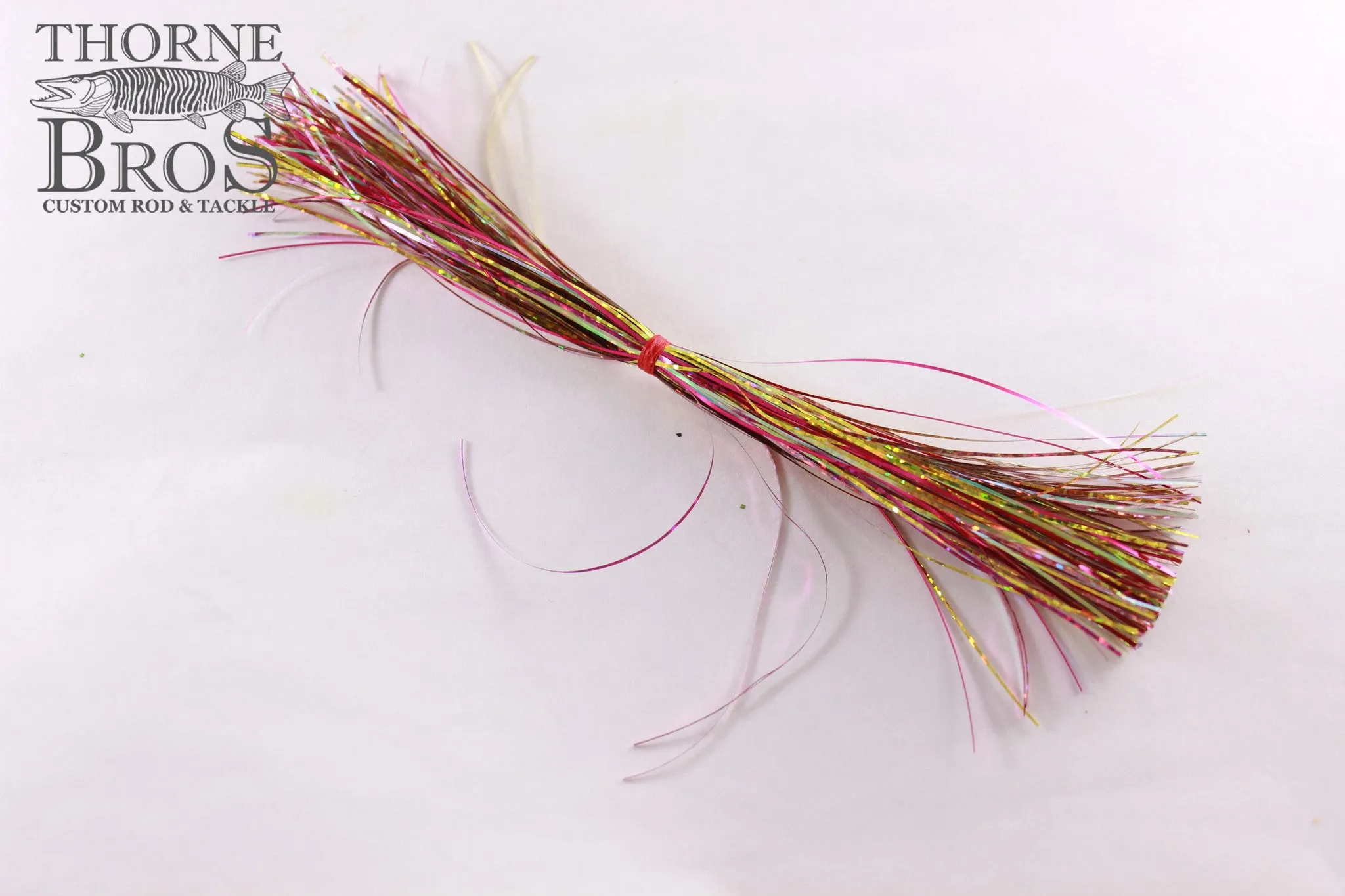 Thorne Brothers Pre-Tied Tinsel Skirt-Blended Tinsel