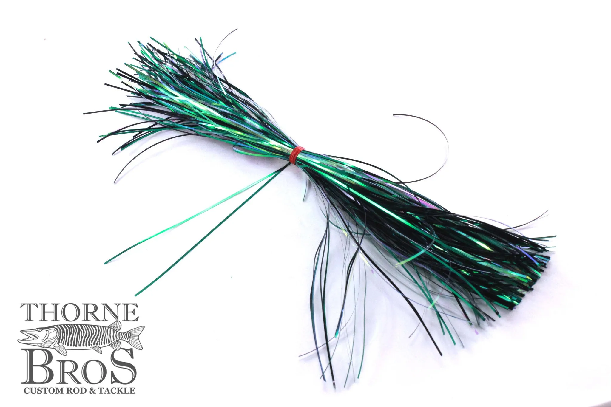Thorne Brothers Pre-Tied Tinsel Skirt-Blended Tinsel
