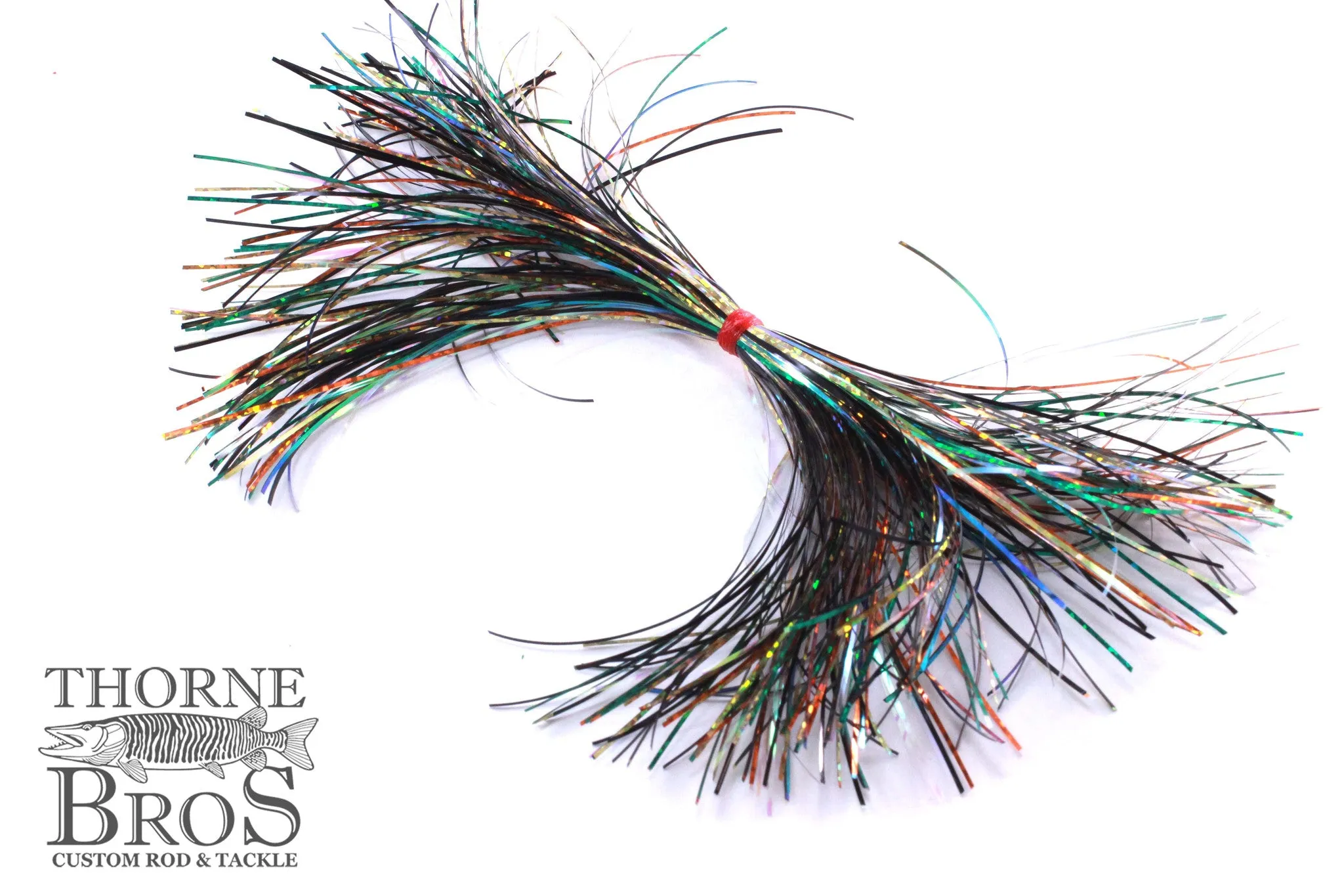 Thorne Brothers Pre-Tied Tinsel Skirt-Blended Tinsel