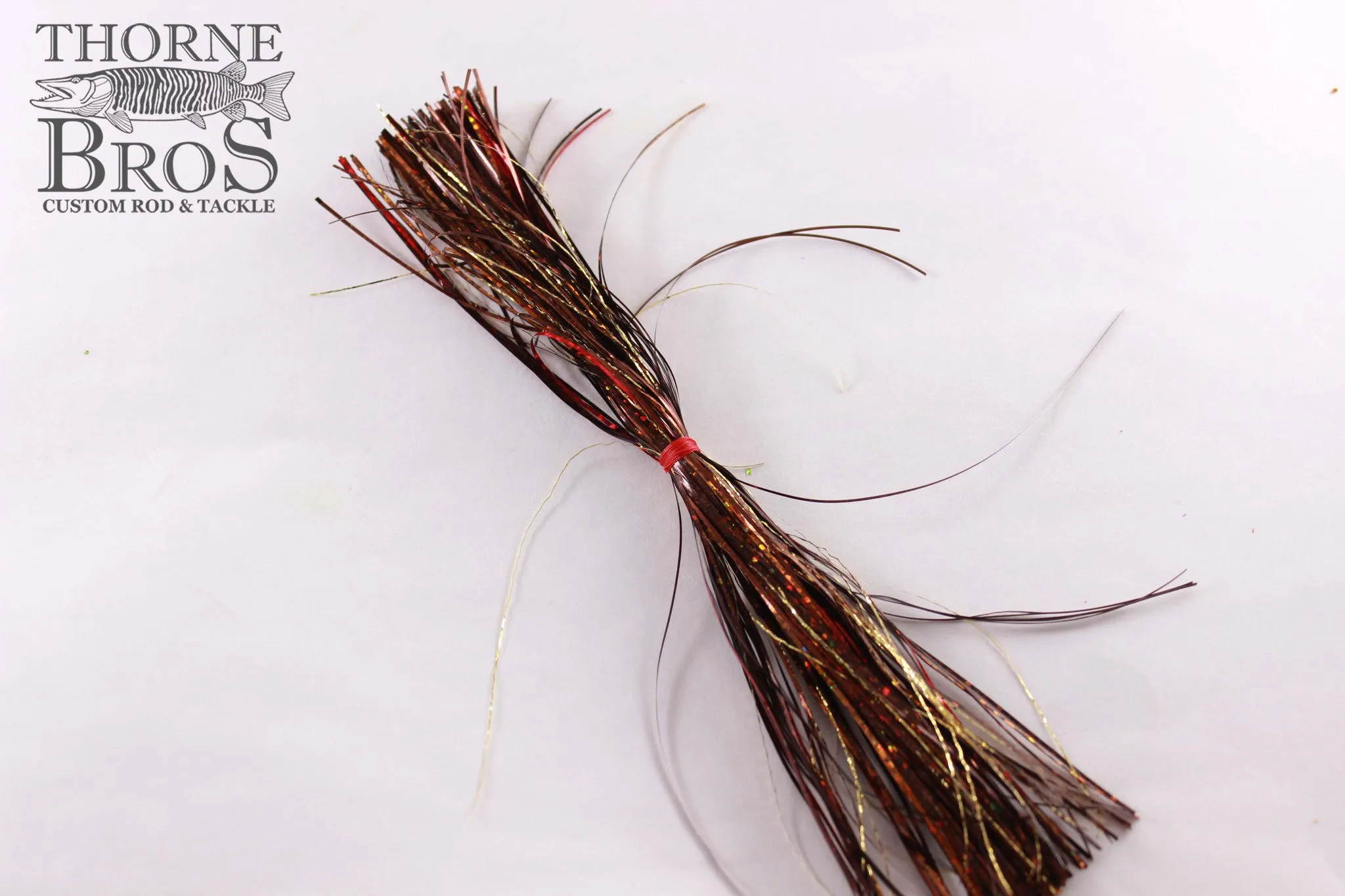 Thorne Brothers Pre-Tied Tinsel Skirt-Blended Tinsel