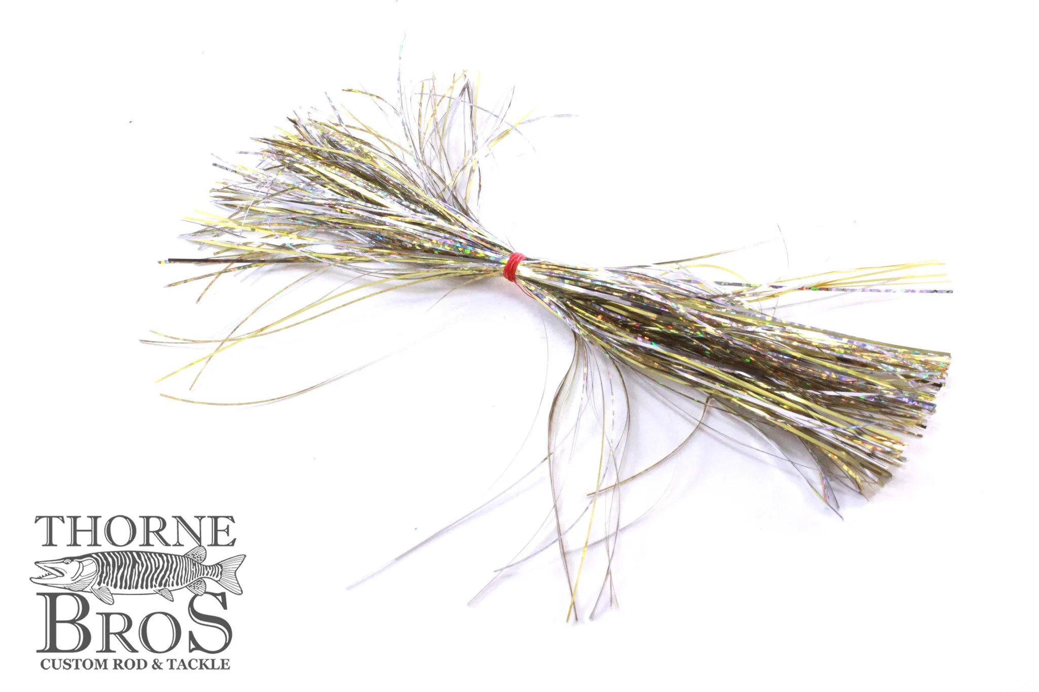 Thorne Brothers Pre-Tied Tinsel Skirt-Blended Tinsel