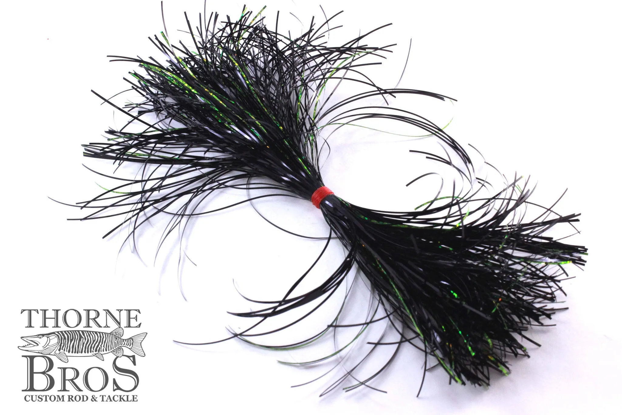 Thorne Brothers Pre-Tied Tinsel Skirt-Blended Tinsel