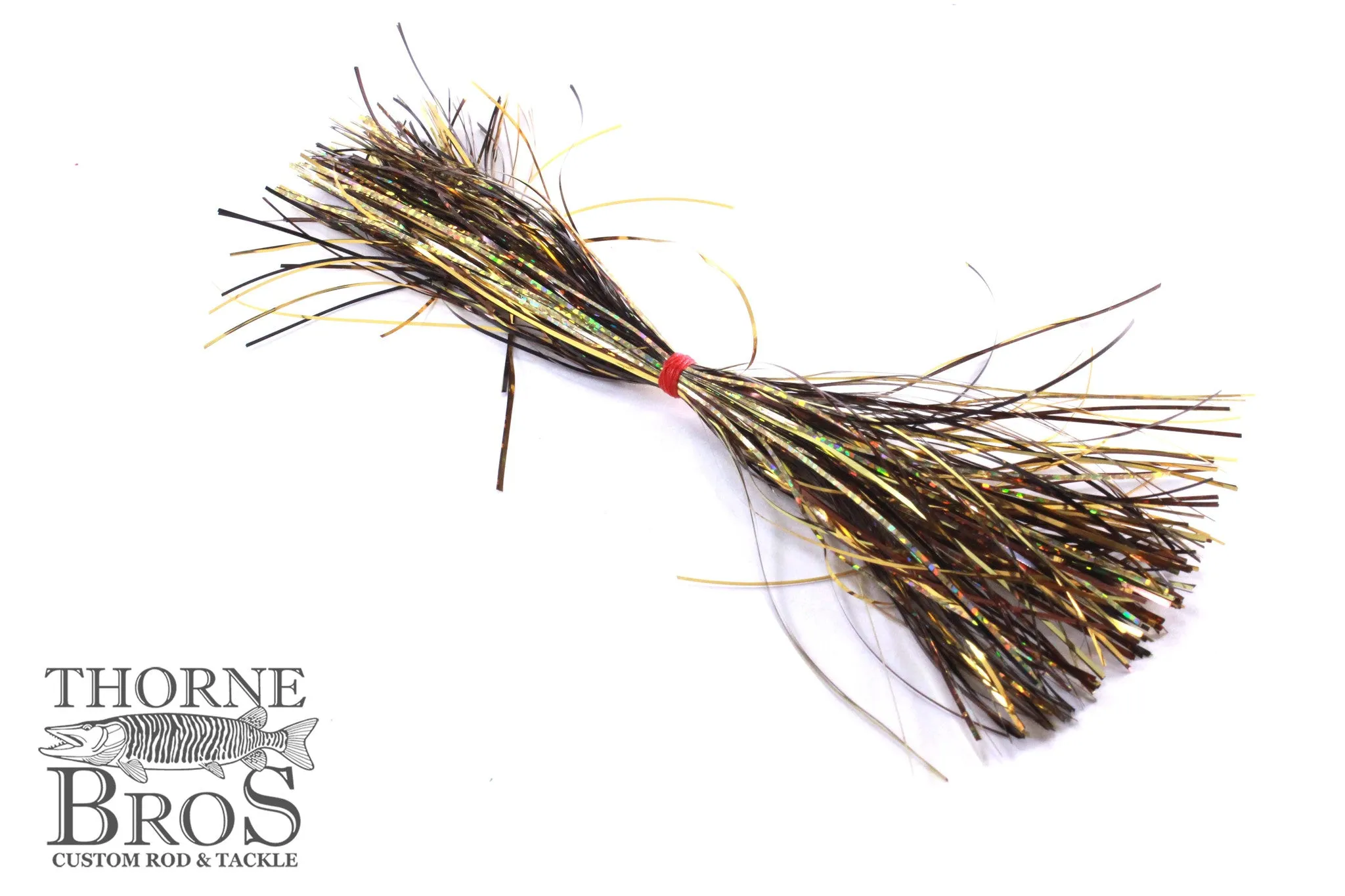 Thorne Brothers Pre-Tied Tinsel Skirt-Blended Tinsel