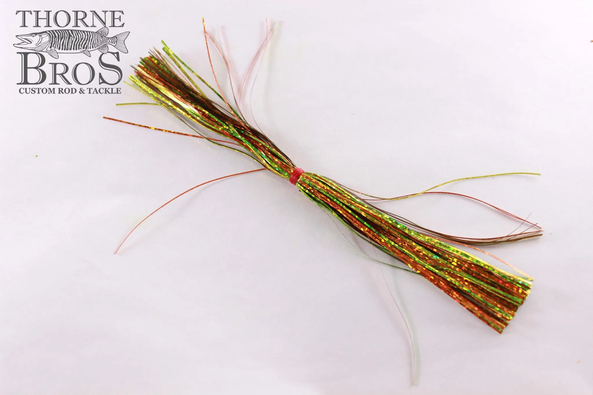 Thorne Brothers Pre-Tied Tinsel Skirt-Blended Tinsel