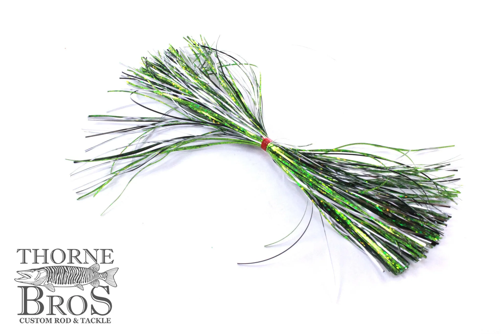 Thorne Brothers Pre-Tied Tinsel Skirt-Blended Tinsel