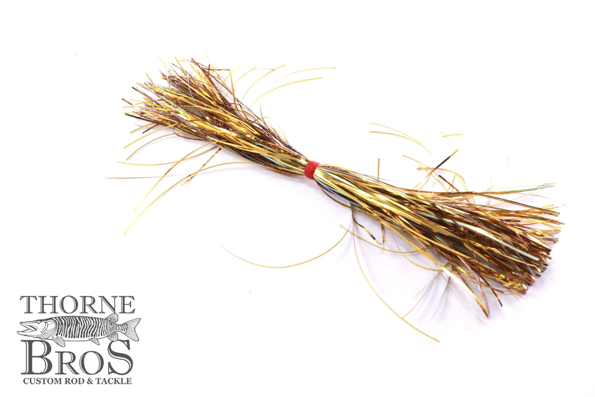 Thorne Brothers Pre-Tied Tinsel Skirt-Blended Tinsel