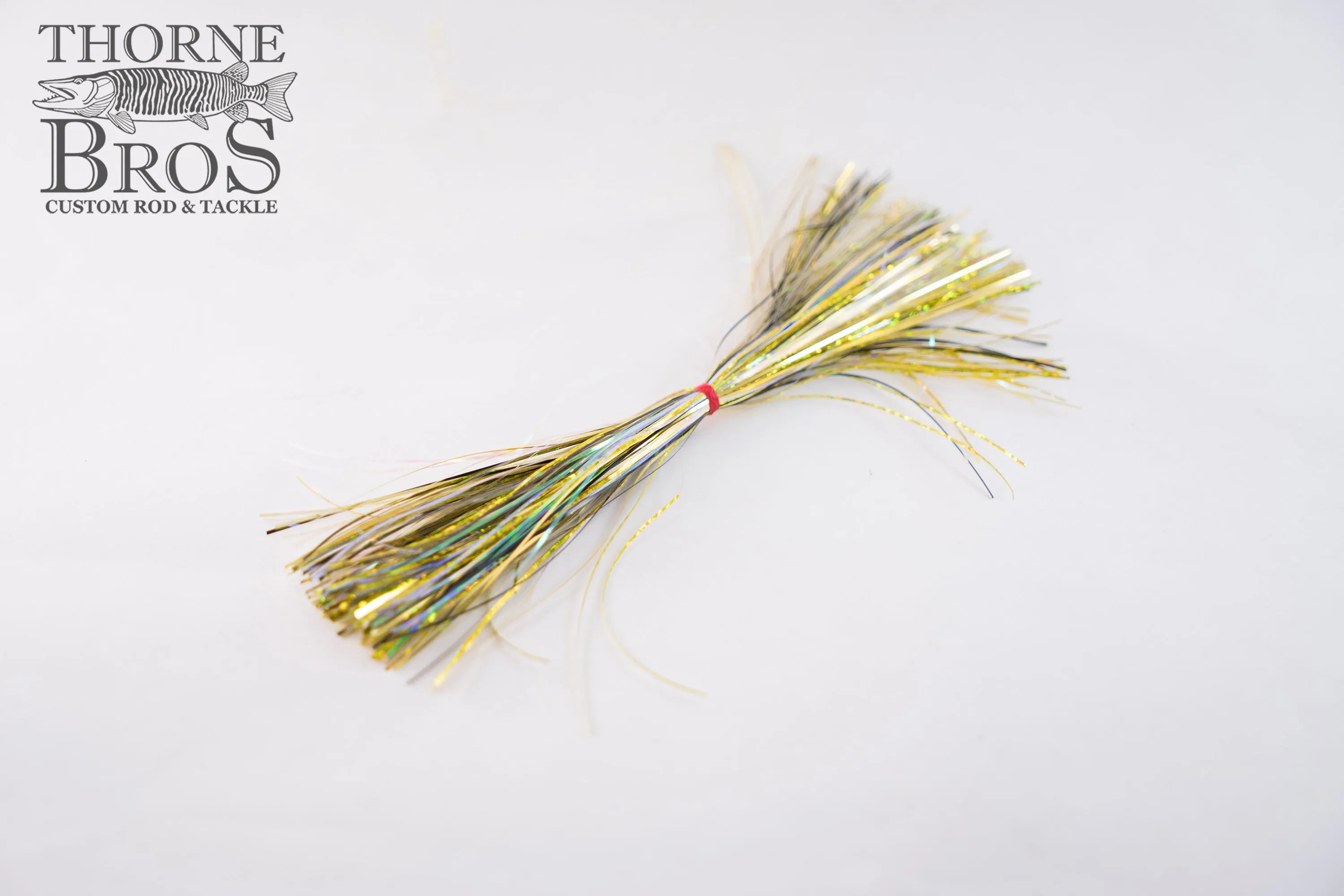 Thorne Brothers Pre-Tied Tinsel Skirt-Blended Tinsel