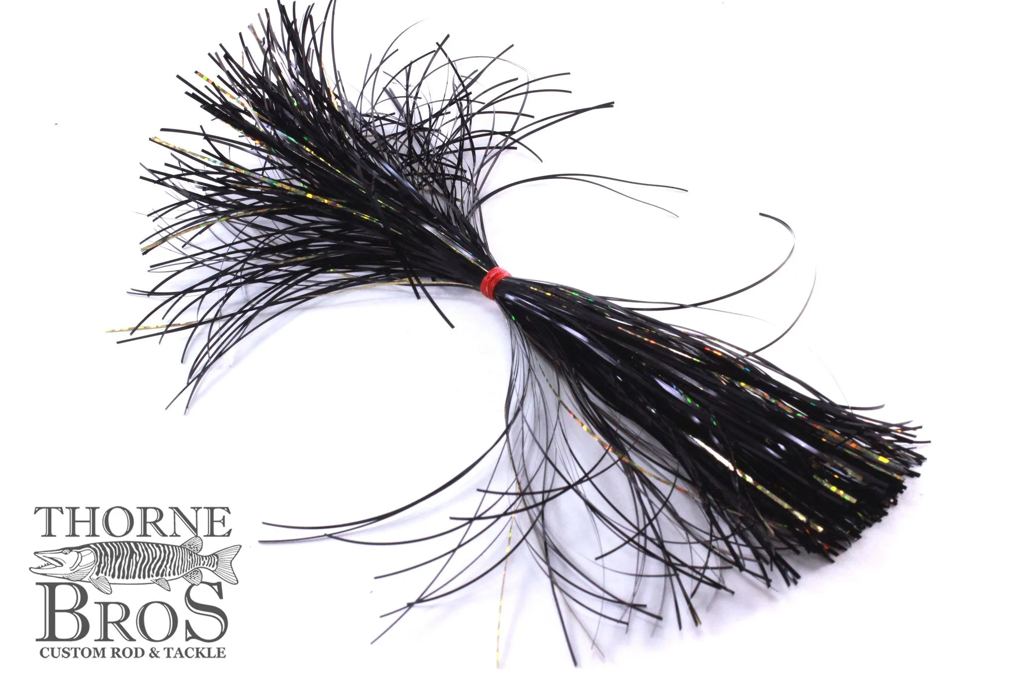 Thorne Brothers Pre-Tied Tinsel Skirt-Blended Tinsel