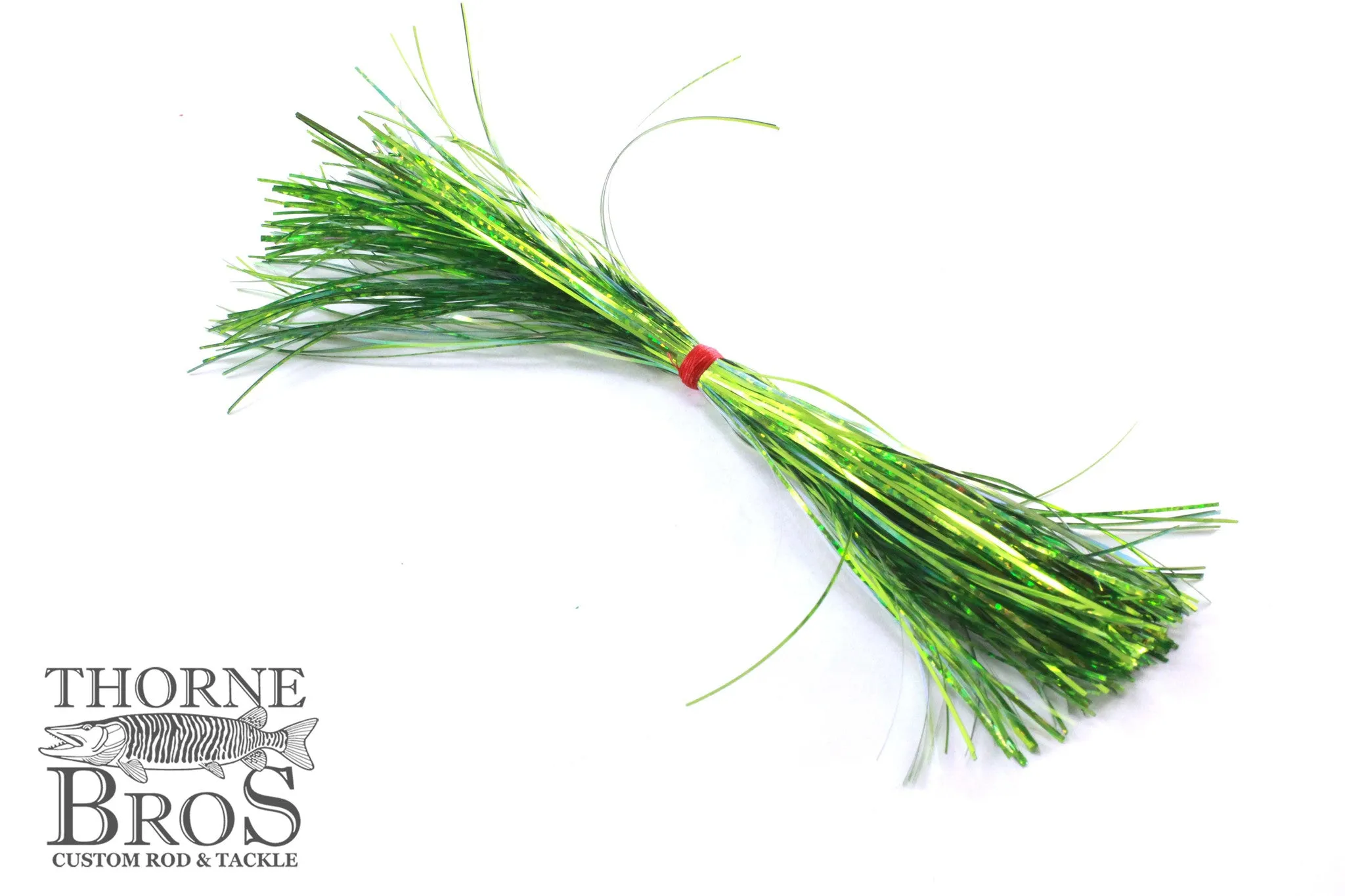 Thorne Brothers Pre-Tied Tinsel Skirt-Blended Tinsel