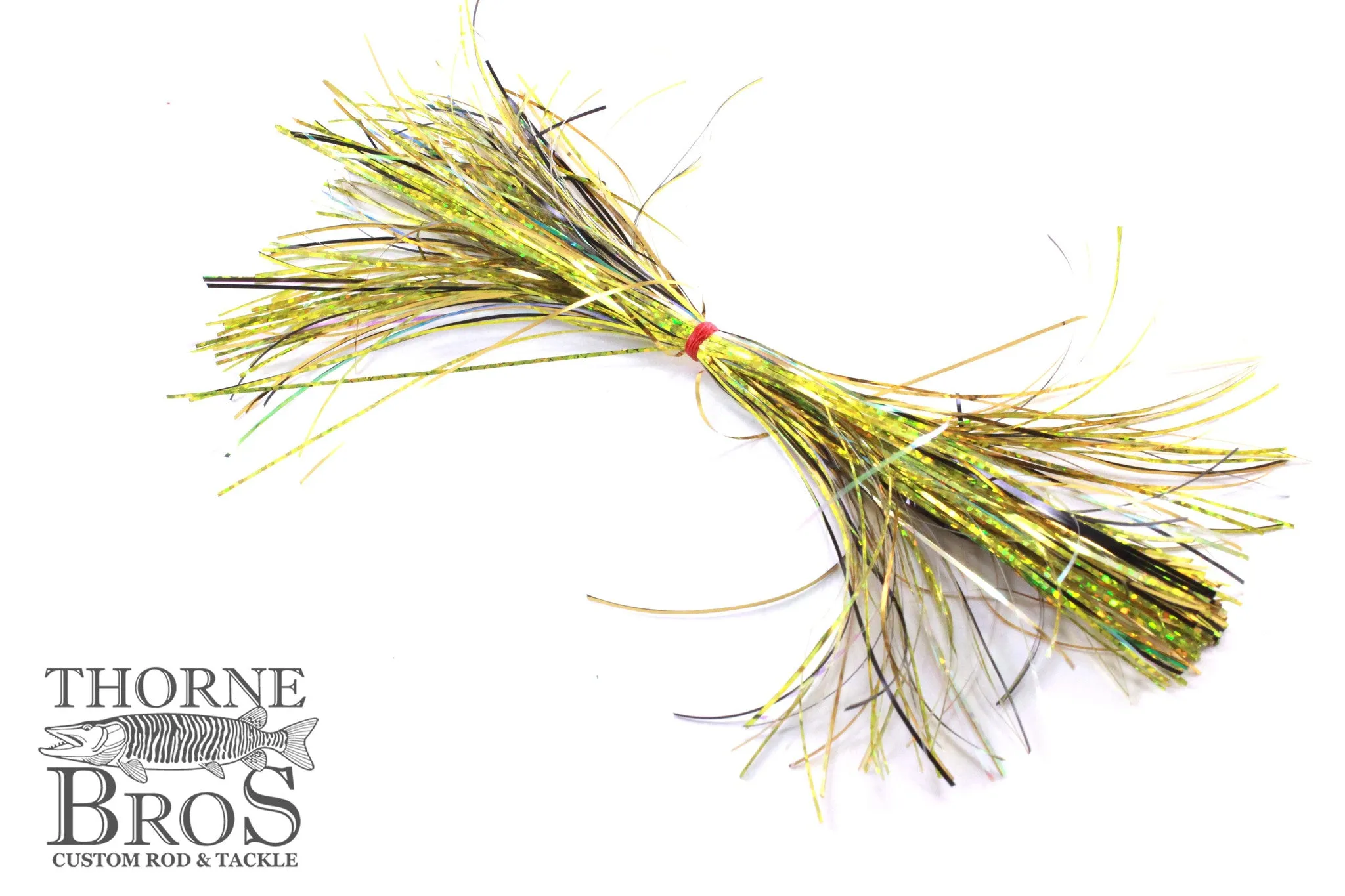 Thorne Brothers Pre-Tied Tinsel Skirt-Blended Tinsel