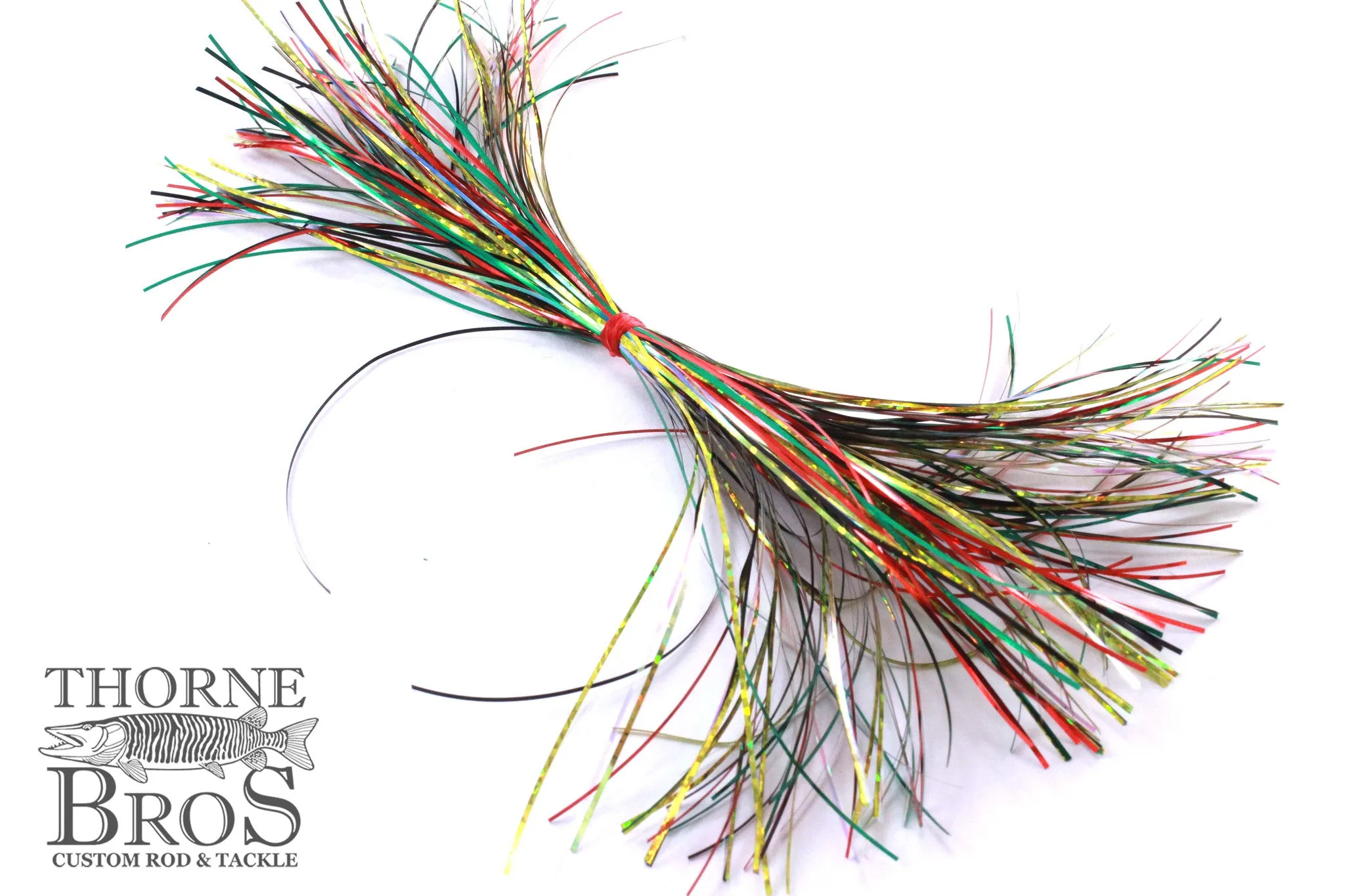 Thorne Brothers Pre-Tied Tinsel Skirt-Blended Tinsel