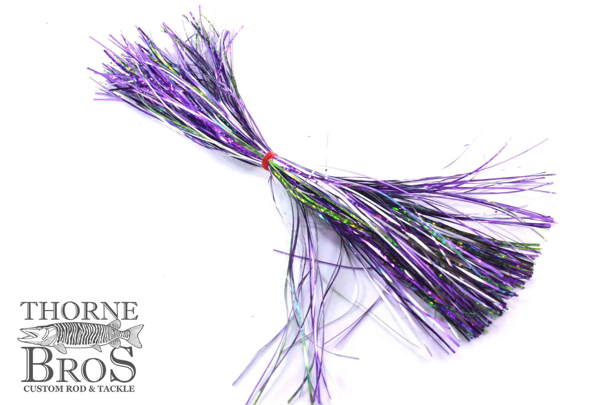 Thorne Brothers Pre-Tied Tinsel Skirt-Blended Tinsel