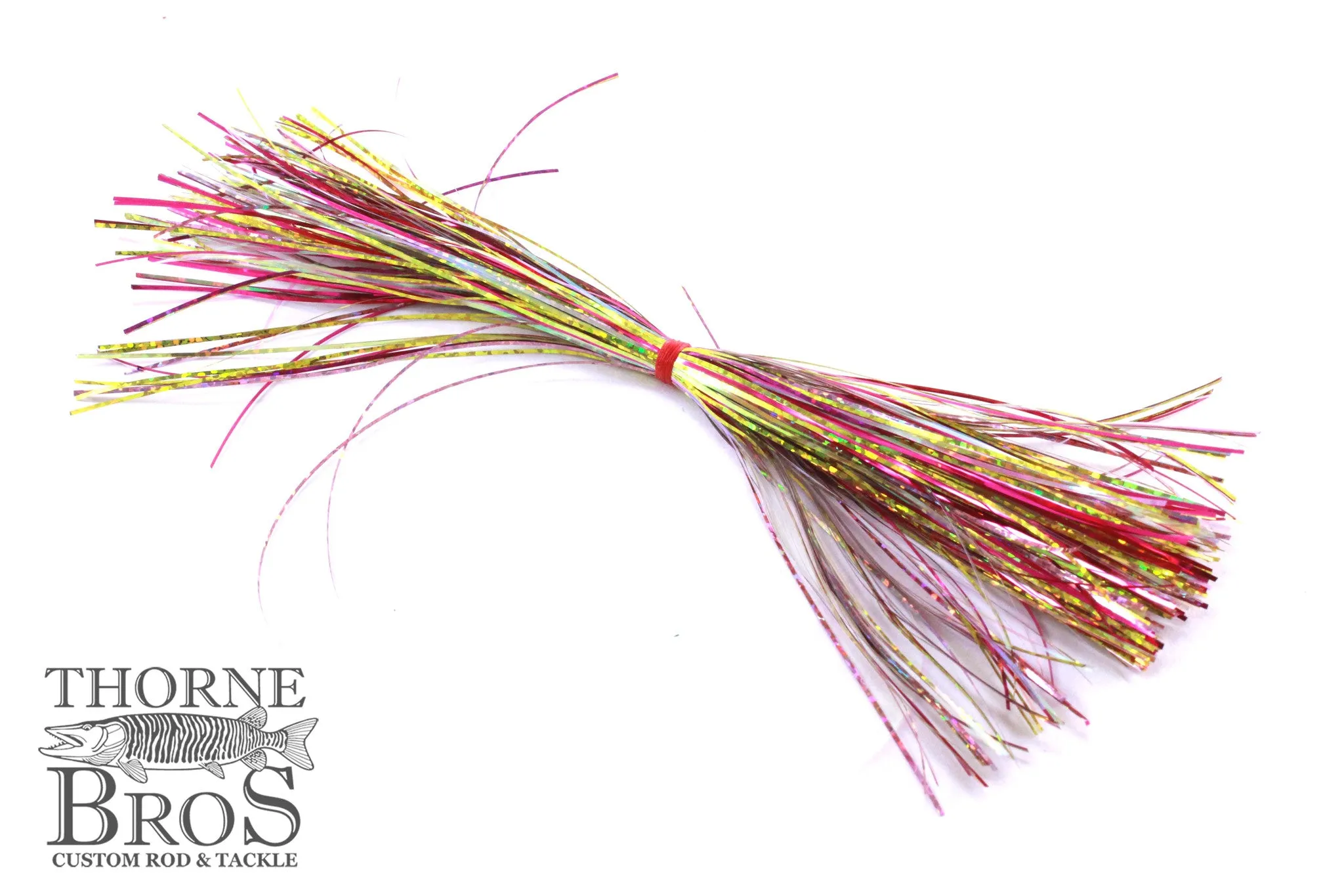 Thorne Brothers Pre-Tied Tinsel Skirt-Blended Tinsel