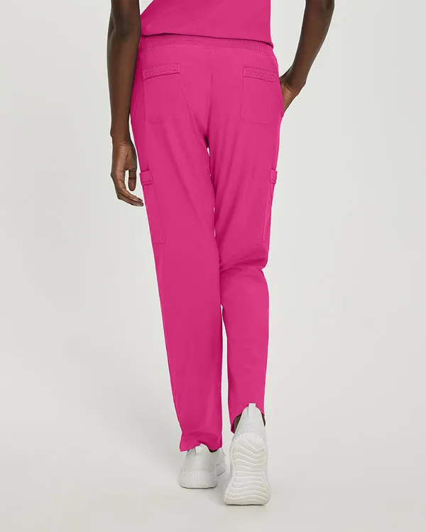 White Cross Fit Comfortable Cargo Scrub Pants