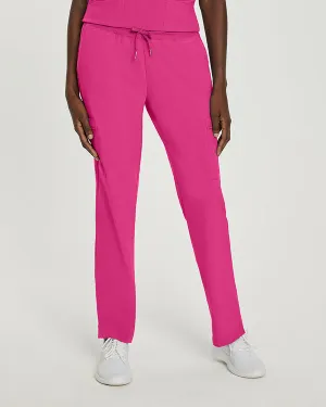 White Cross Fit Comfortable Cargo Scrub Pants