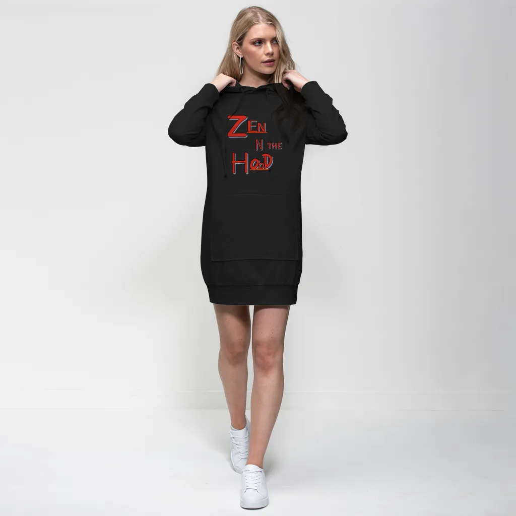 Zen in the Hood Premium Adult Hoodie Dress